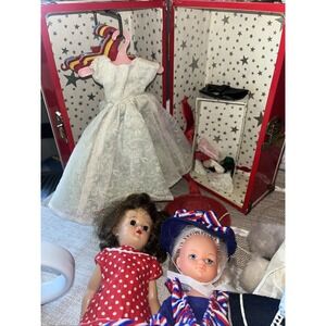 LOT Vogue Jill Doll 1957, Other Doll, Clothes, Case, Hats, Shoes, Purse, Aprons